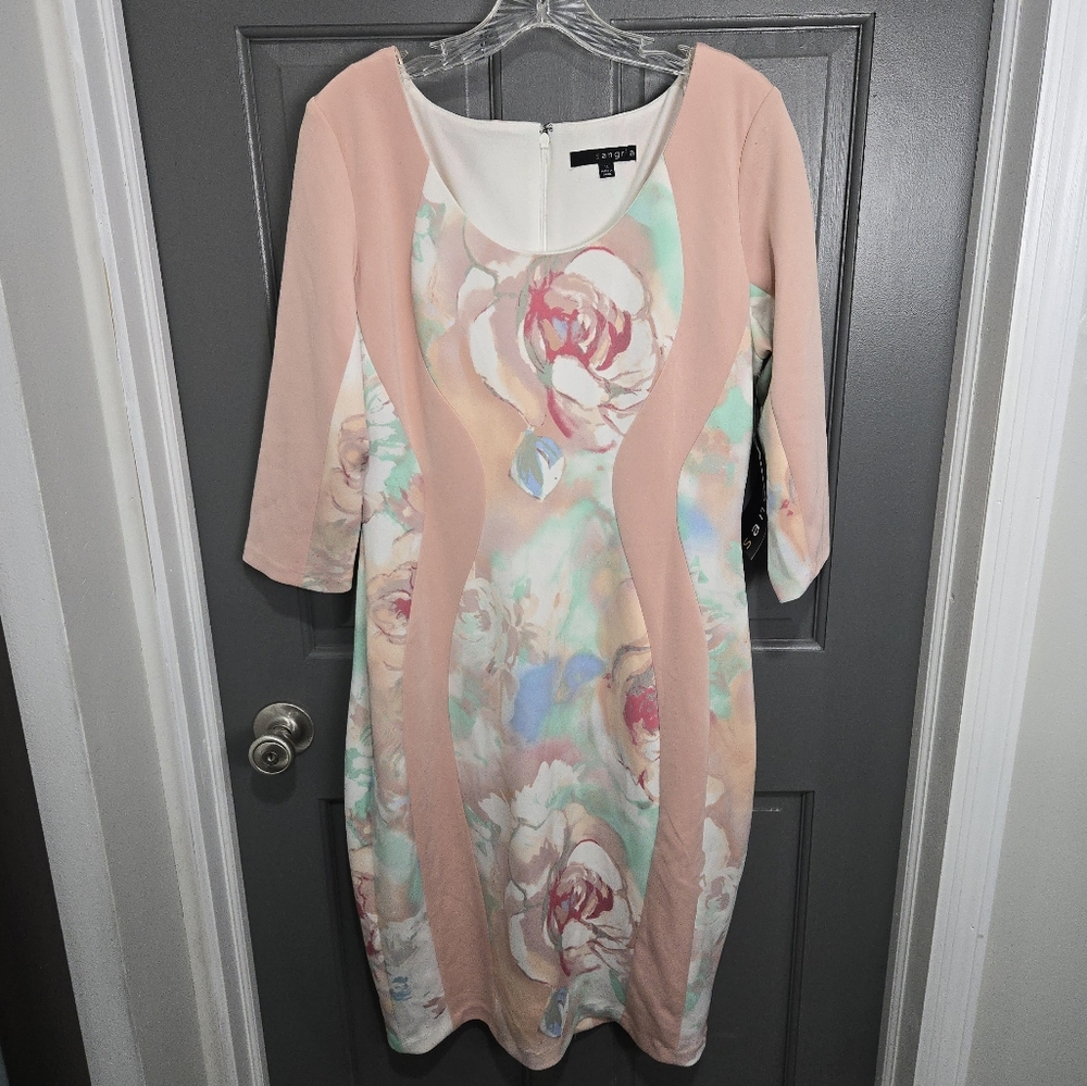Spring Floral Print Dress